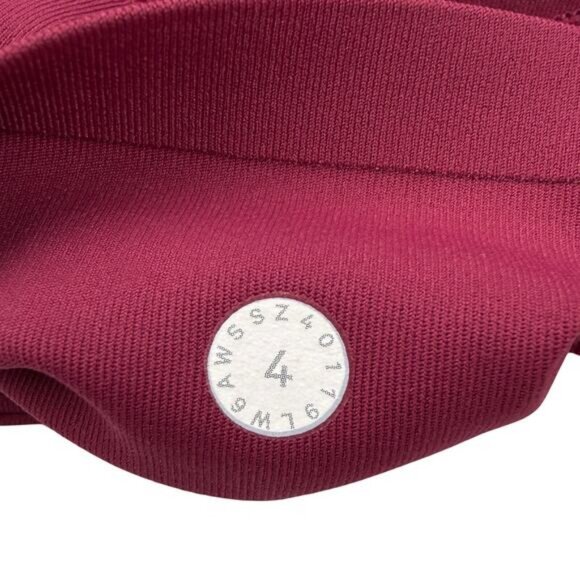 Lululemon Time To Sweat Crop *23" Luxtreme In Star Ruby - Picture 6 of 8